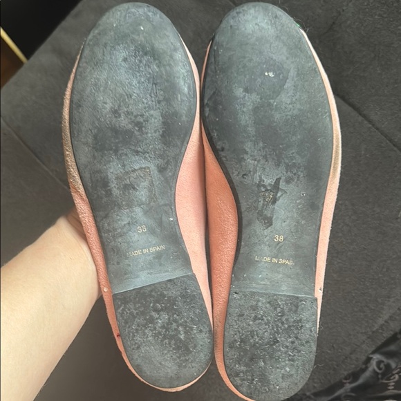 Pink Embroidered Ballet Flats - Picture 3 of 3